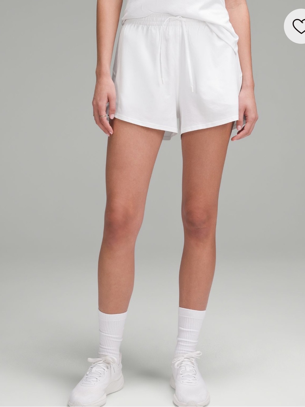 lululemon athletica Women's White Athletic Shorts